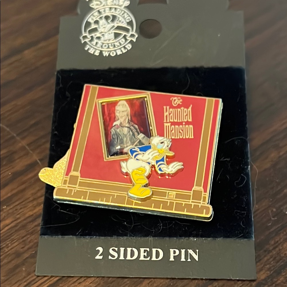 Disney Mickey, Donald, Goofy - Haunted Mansion 2 sided PIN
